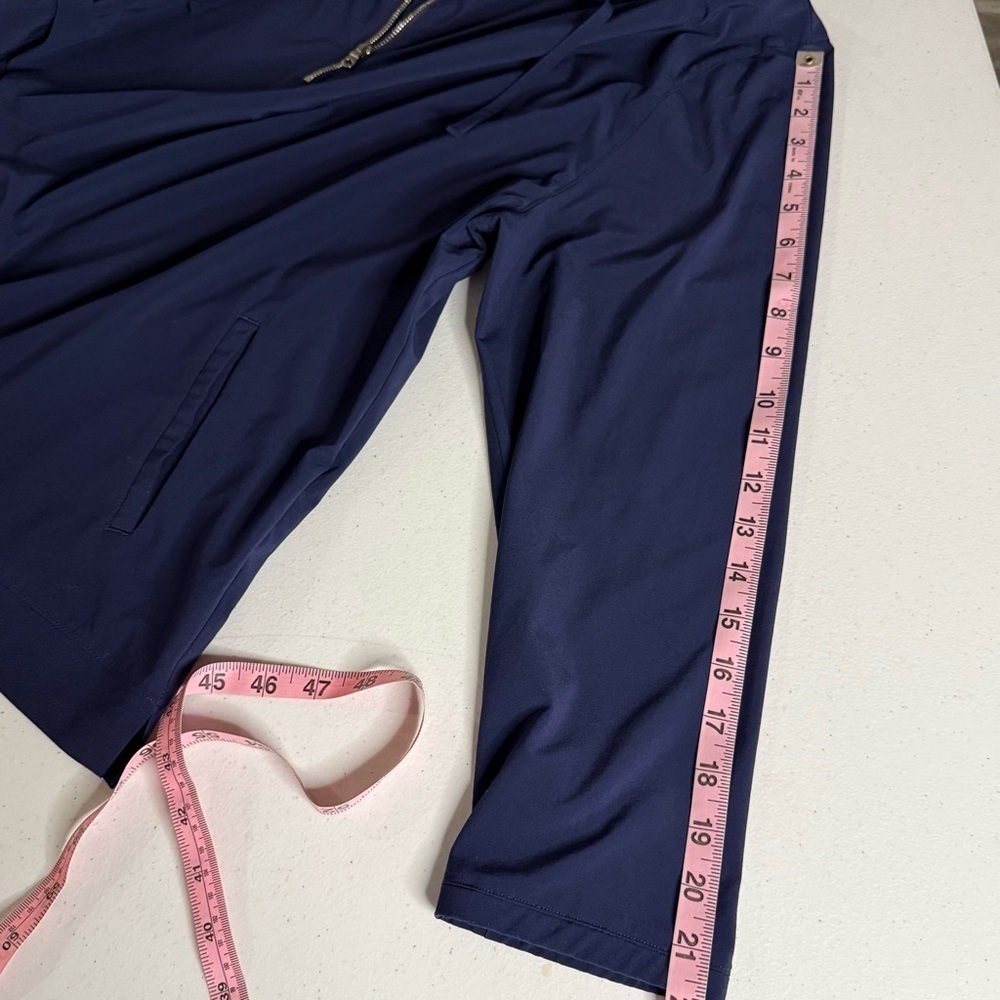 Weekends by Chico’s 1/4 Zip Jacket Sporty Pullover Navy Women’s 12 (Chico’s 2) - Picture 8 of 14